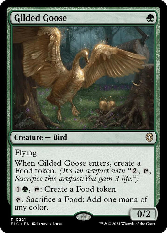 Gilded Goose 221 Rare Commander: Bloomburrow NM/M