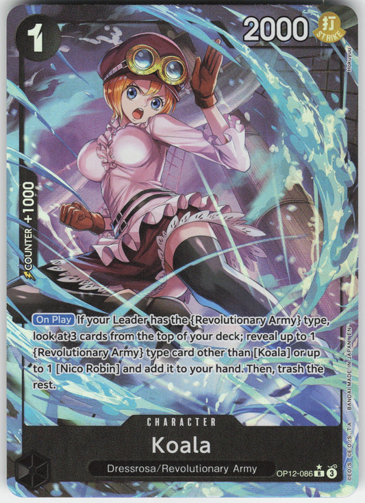 Koala (086) (Alternate Art) R Legacy of the Master OP12-086 NM