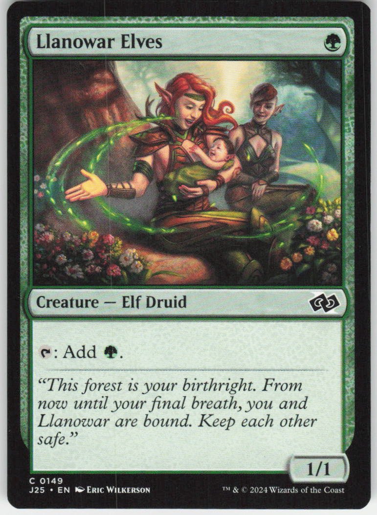 Llanowar Elves C Foundations Jumpstart 149 NM
