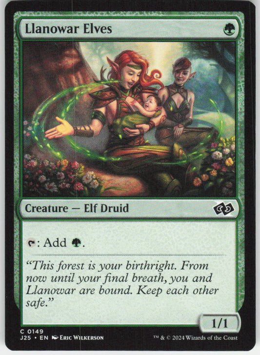 Llanowar Elves C Foundations Jumpstart 149 NM