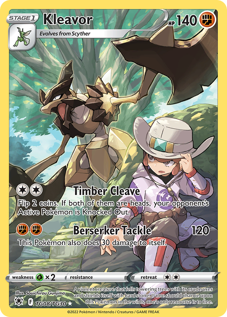 Kleavor TG08/TG30 Trainer Gallery Rare Astral Radiance Trainer Gallery Holo NM/M