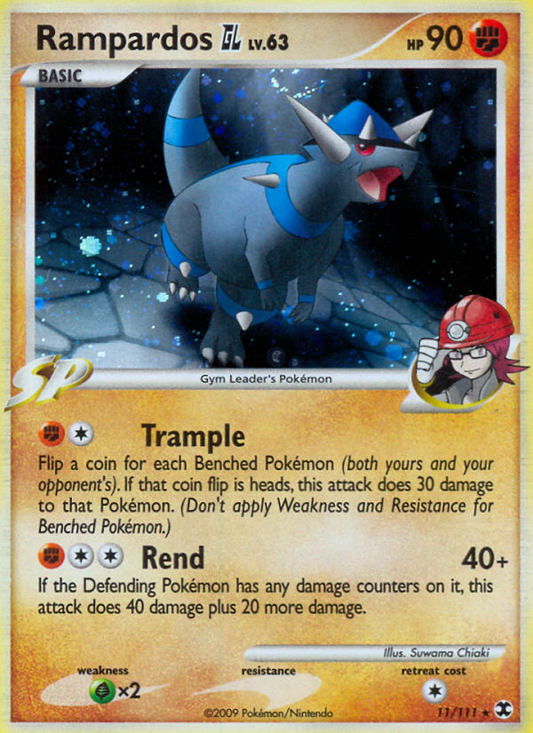 Rampardos GL 11/111 Rare Rising Rivals Holo MP