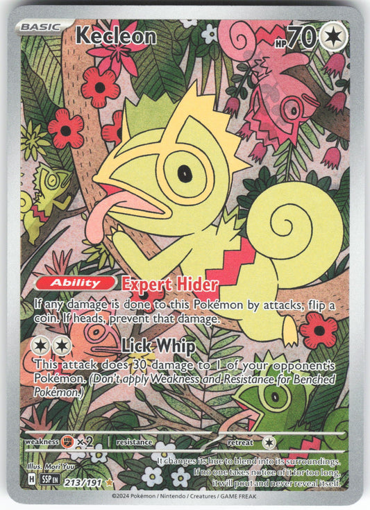 Kecleon - Illustration Rare SV08: Surging Sparks 213/191 NM