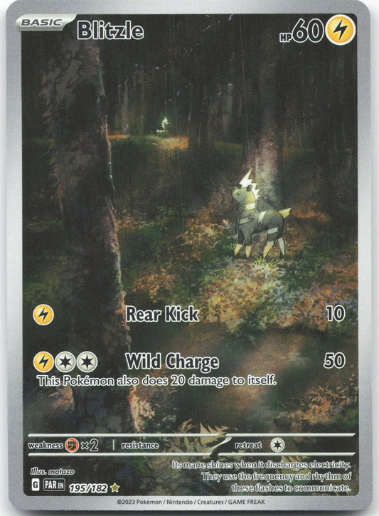 Blitzle - Illustration Rare SV04: Paradox Rift 195/182 NM