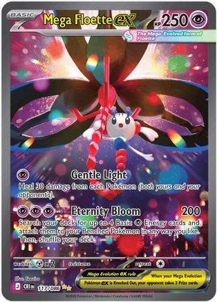 Mega Floette ex 117/086 Special Illustration Rare Chaos Rising Holo NM/M