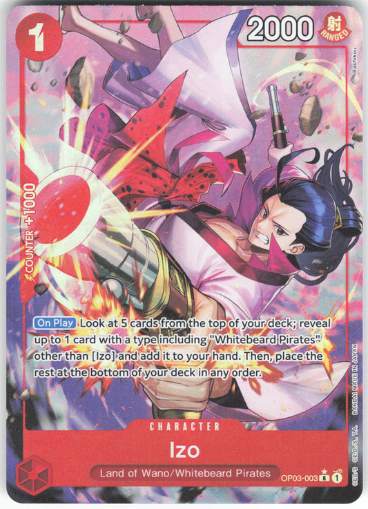 Izo () (Alternate Art) R Premium Booster -The Best- OP03-003 NM