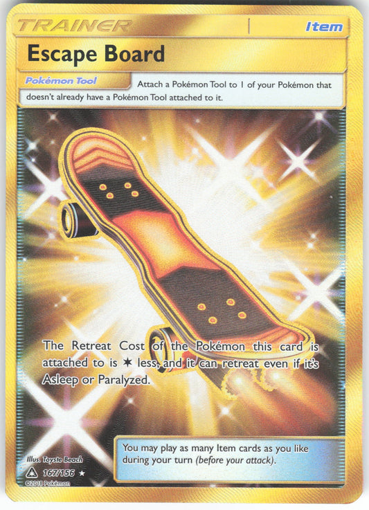 Escape Board (Secret Rare) Secret Rare SM - Ultra Prism 167/156 NM