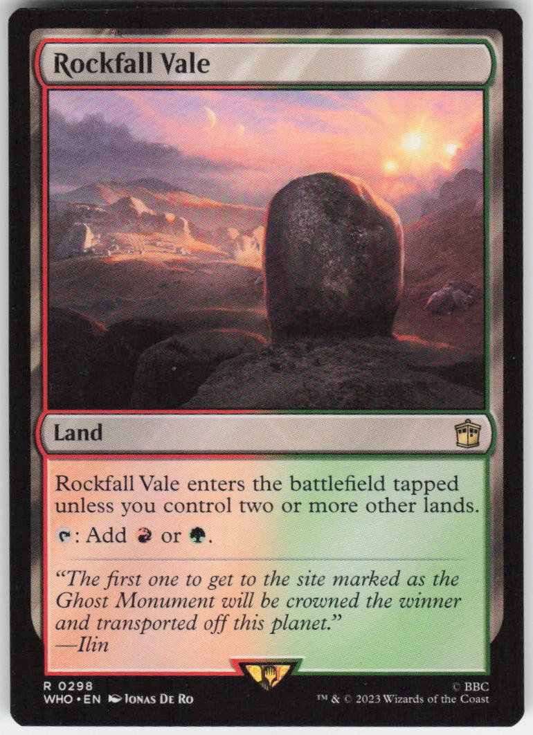 Rockfall Vale R Universes Beyond: Doctor Who 298 NM