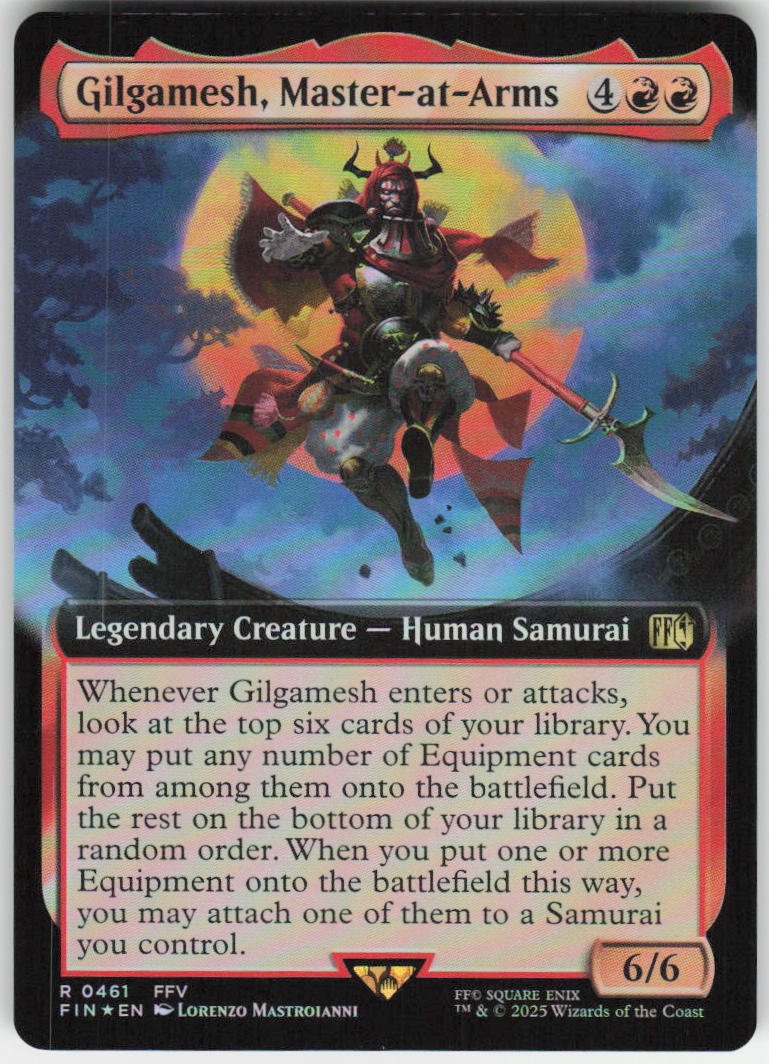 Gilgamesh, Master-at-Arms (Extended Art) R FINAL FANTASY 461 NM