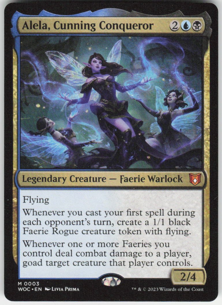 Alela, Cunning Conqueror M Commander: Wilds of Eldraine 3 NM