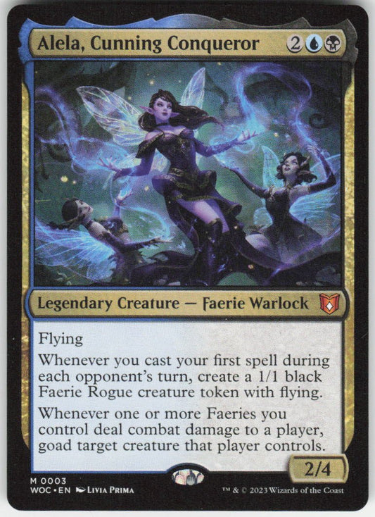 Alela, Cunning Conqueror M Commander: Wilds of Eldraine 3 NM