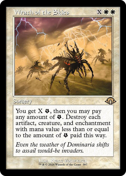 Wrath of the Skies (Retro Frame) 397 Rare Foil Modern Horizons 3 NM/M