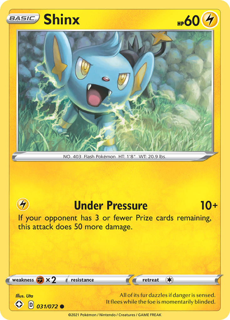 Shinx 031/072 Common Shining Fates NM/LP