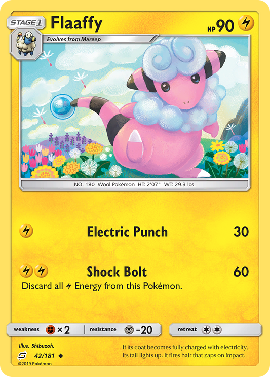 Flaaffy 42/181 Uncommon Team Up NM/LP