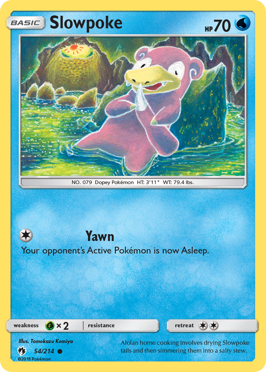 Slowpoke 54/214 Common Lost Thunder NM/M