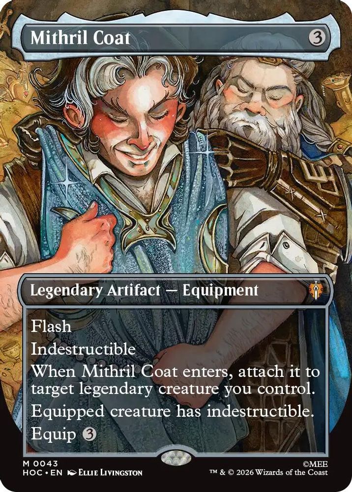 Mithril Coat (Borderless) 43 Mythic The Hobbit: Eternal-Legal NM/M
