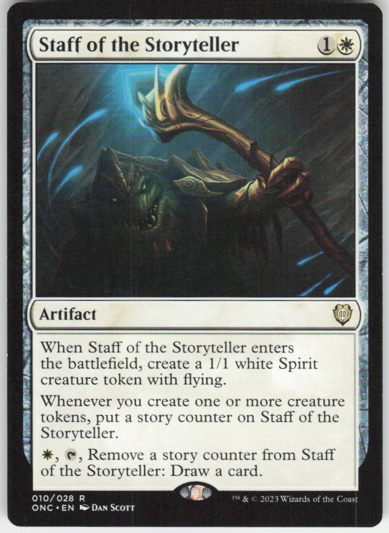 Staff of the Storyteller R Commander: Phyrexia: All Will Be One 10 NM