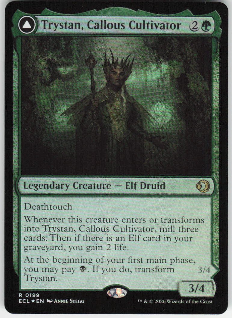 Trystan, Callous Cultivator (Foil) R Lorwyn Eclipsed 199 NM