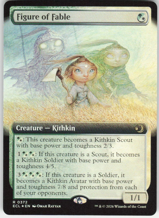 Figure of Fable (Extended Art Foil) R Lorwyn Eclipsed 372 NM