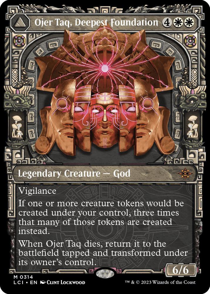 Ojer Taq, Deepest Foundation (Showcase) 314 Foil The Lost Caverns of Ixalan NM/M