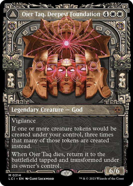 Ojer Taq, Deepest Foundation (Showcase) 314 Foil The Lost Caverns of Ixalan NM/M