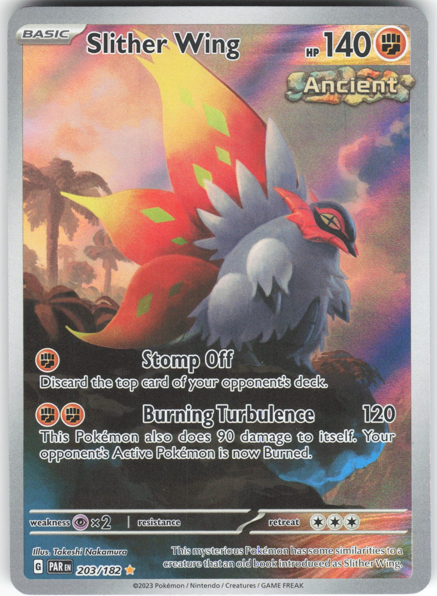 Slither Wing - Illustration Rare SV04: Paradox Rift 203/182 NM