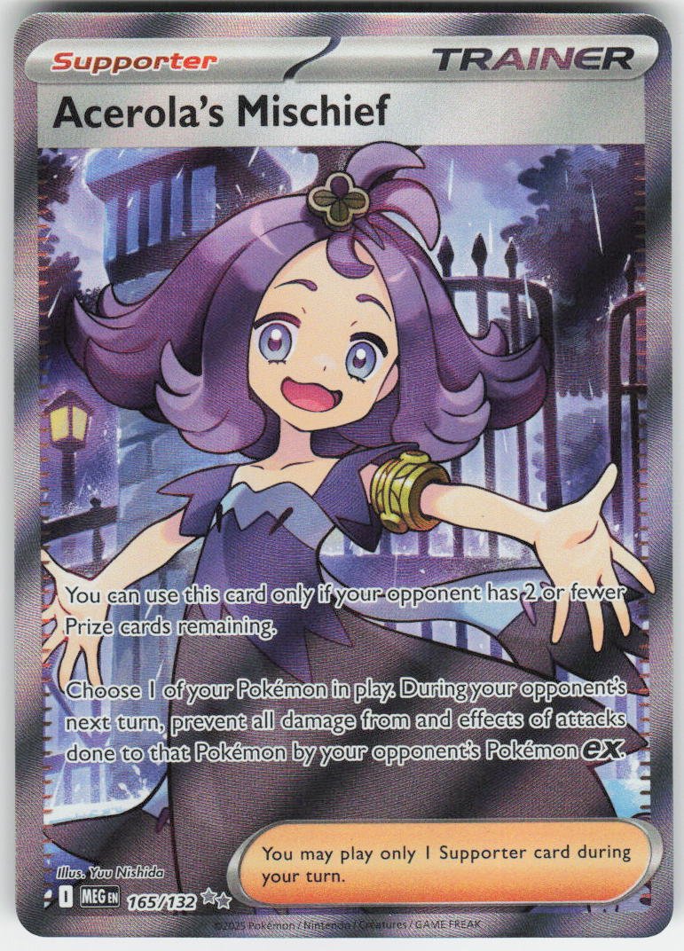 Acerola's Mischief - Ultra Rare ME01: Mega Evolution 165/132 NM