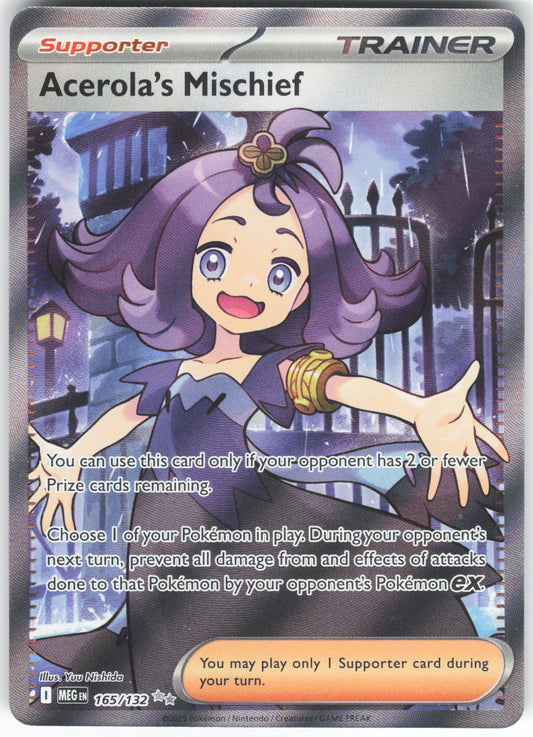 Acerola's Mischief - Ultra Rare ME01: Mega Evolution 165/132 NM