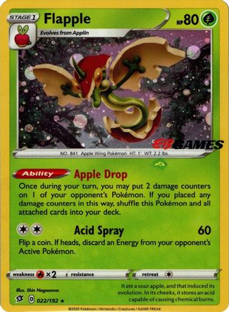 Flapple 022/192 Promo Miscellaneous Cards & Products Holo NM/M