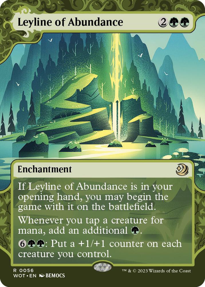 Leyline of Abundance 56 Rare Wilds of Eldraine: Enchanting Tales NM/M