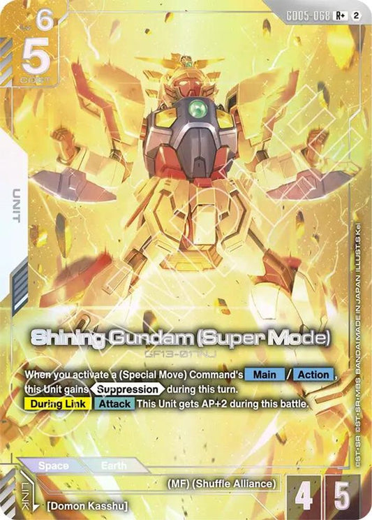Shining Gundam (Super Mode) (R+) GD05-068 R+ Freedom Ascension NM/M
