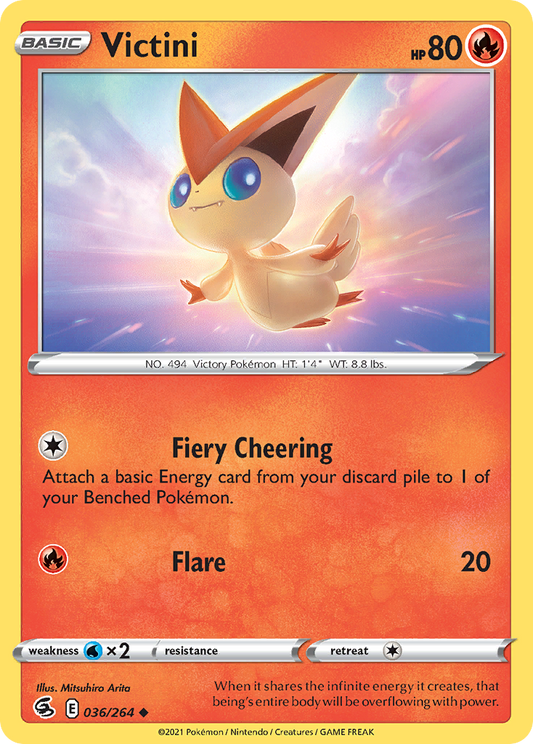 Victini 036/264 Uncommon Fusion Strike NM/M