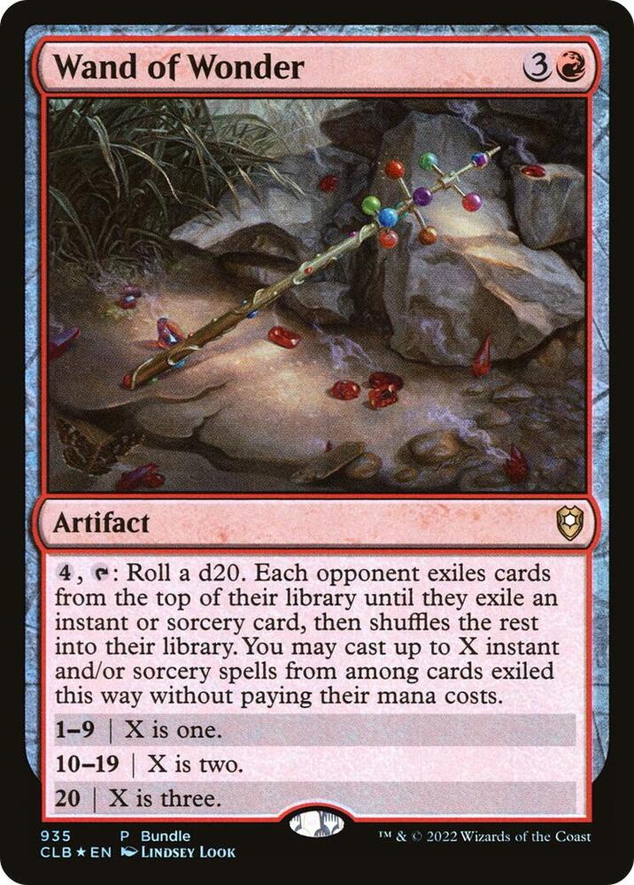 Wand of Wonder (CLB Bundle) 935 Foil Promo Unique and Miscellaneous Promos NM/M