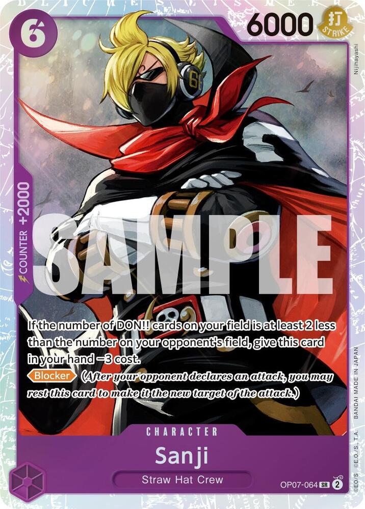Sanji OP07-064 Super Rare 500 Years in the Future NM/M