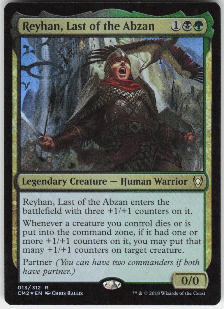 Reyhan, Last of the Abzan R Commander Anthology Volume II 13 NM Foil