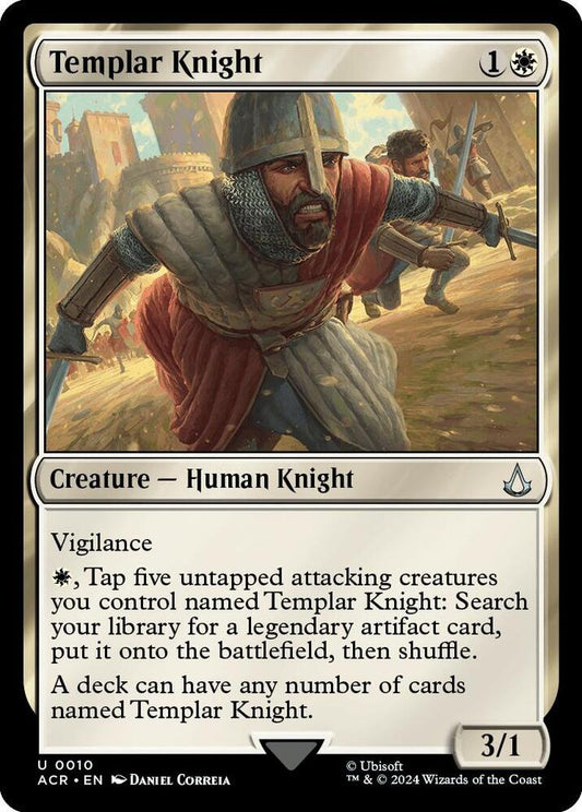 Templar Knight 10 Uncommon Universes Beyond: Assassin's Creed NM/M