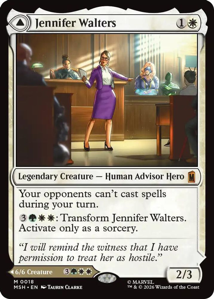 Jennifer Walters 18 Mythic Marvel Super Heroes NM/M