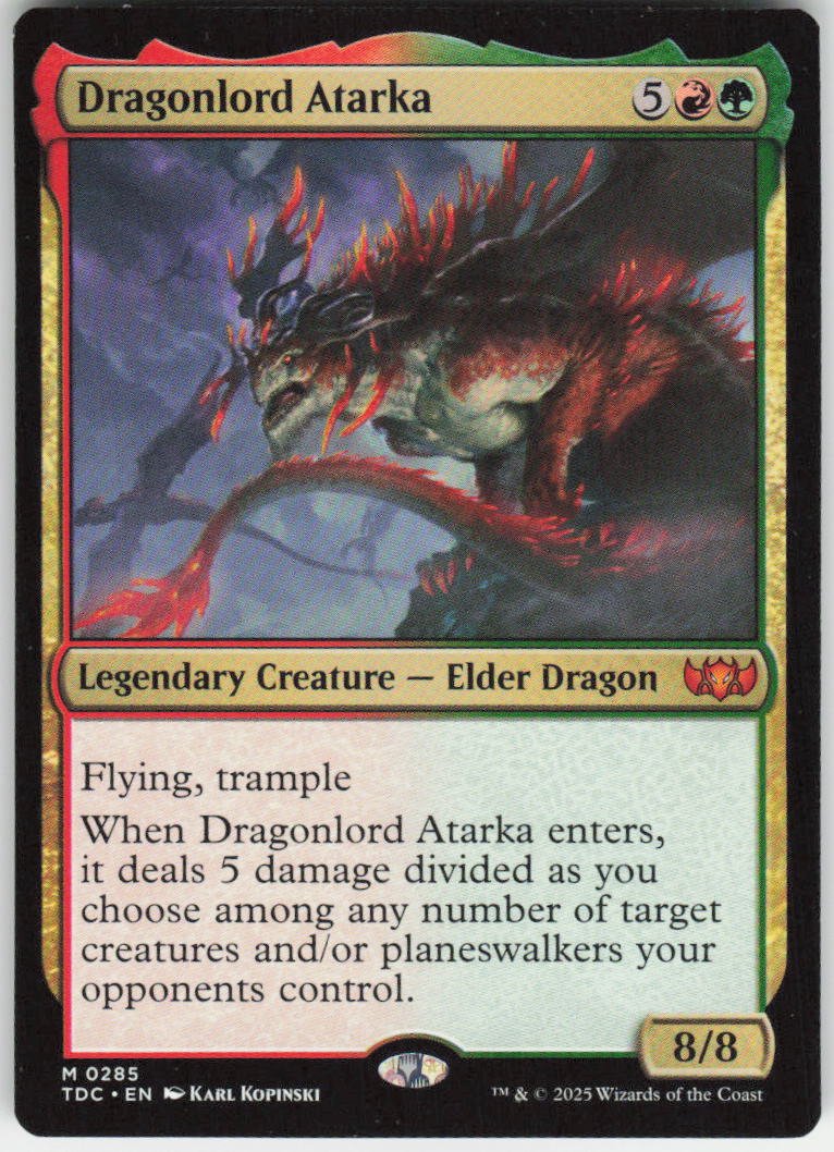 Dragonlord Atarka M Commander: Tarkir: Dragonstorm 285 NM