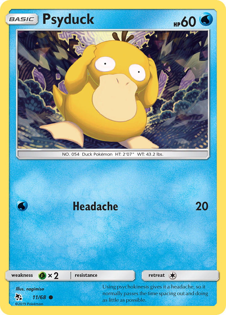 Psyduck 11/68 Common Hidden Fates NM/M