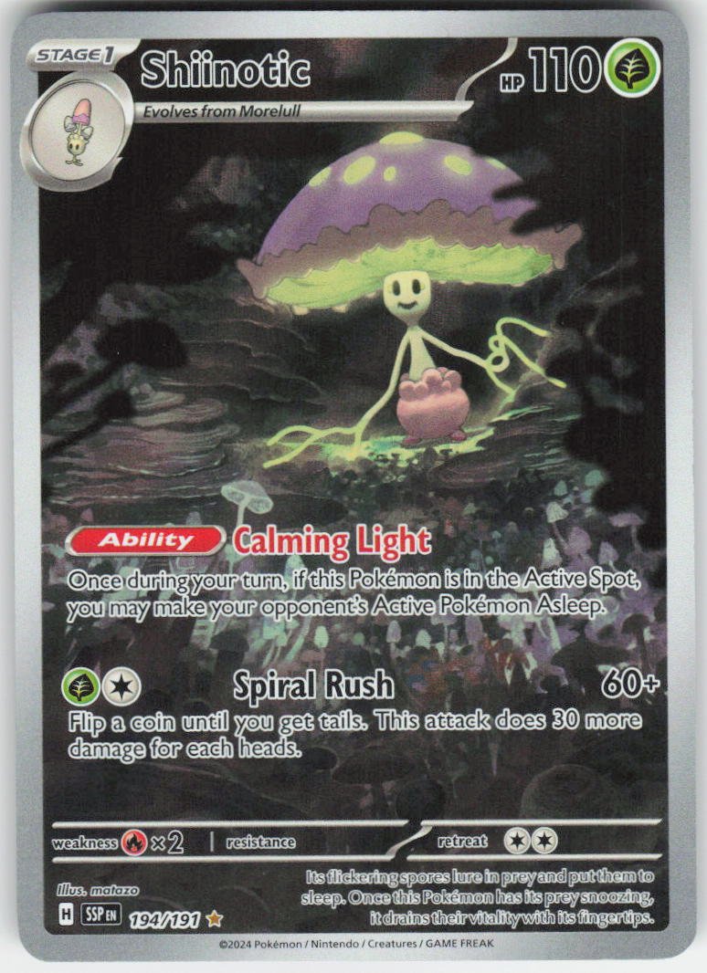 Shiinotic - Illustration Rare SV08: Surging Sparks 194/191 NM