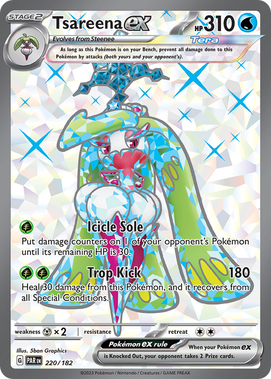 Tsareena ex 220/182 Ultra Rare Paradox Rift NM/M