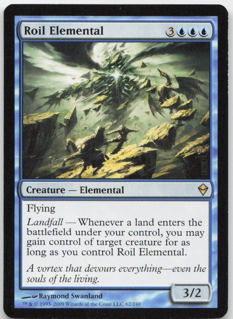 Roil Elemental R Zendikar 62 NM