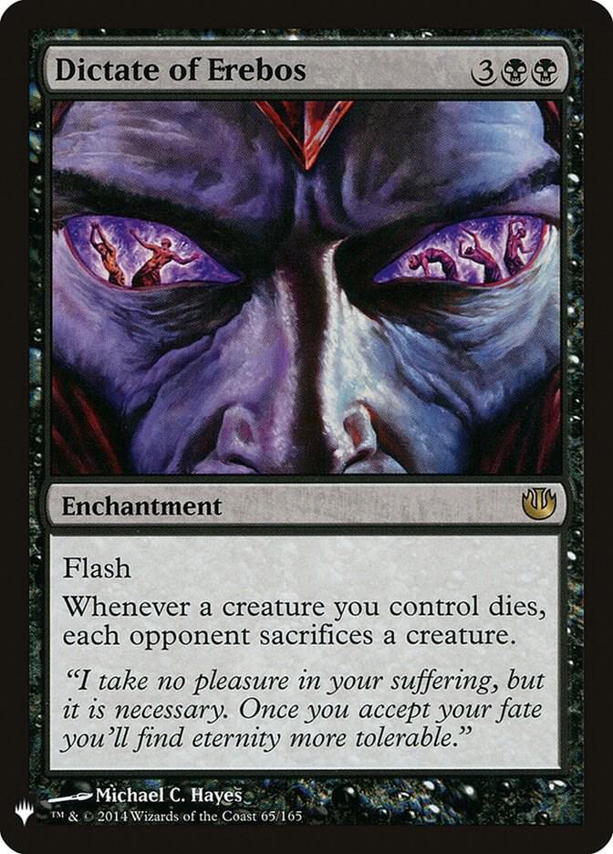 Dictate of Erebos 65 Rare The List Reprints NM/M