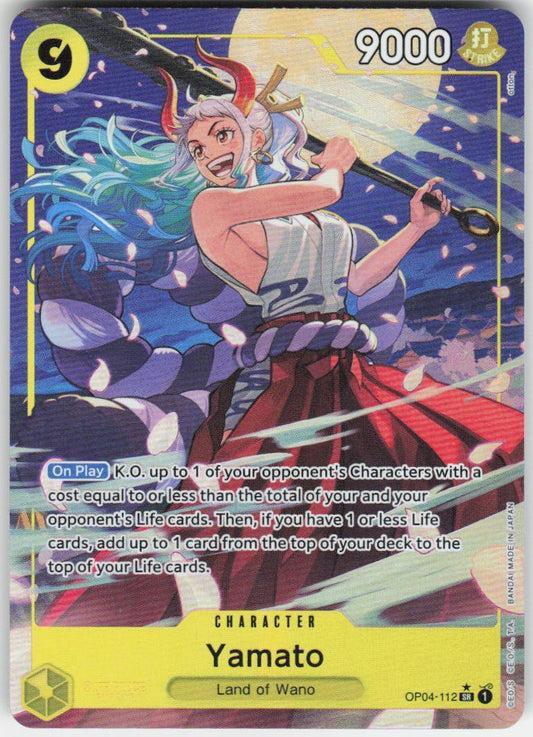 Yamato () (Alternate Art) SR Premium Booster -The Best- OP04-112 NM