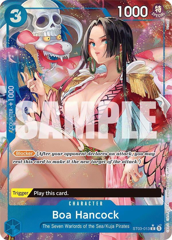 Boa Hancock (Alternate Art) ST03-013 Common Foil Premium Booster -The Best- NM/M
