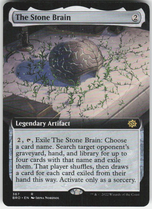 The Stone Brain (Extended Art) R The Brothers' War 367 NM