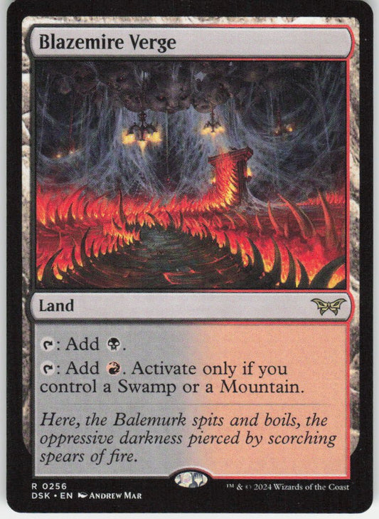 Blazemire Verge R Duskmourn: House of Horror 256 NM