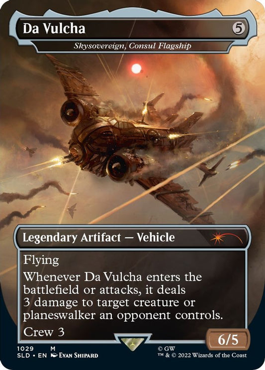 Da Vulcha - Skysovereign, Consul Flagship (Borderless) 1029 Secret Lair Drop Series NM/M