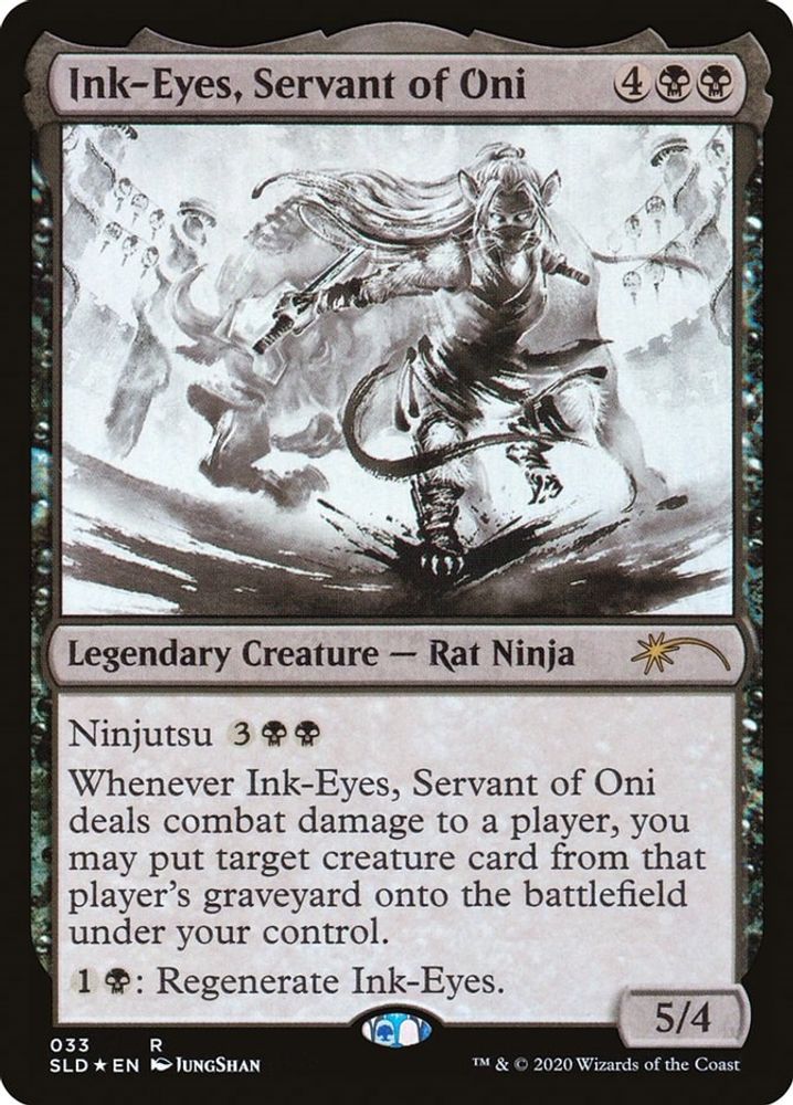 Ink-Eyes, Servant of Oni 33 Rare Foil Secret Lair Drop Series Holo NM/M