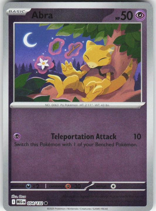Abra Common ME01: Mega Evolution 054/132 NM